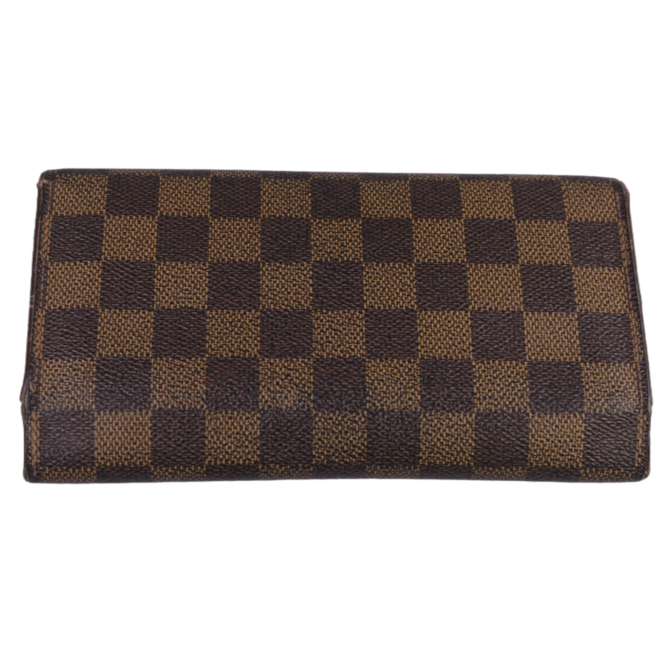 Louis Vuitton Damier Ebene Sarah Wallet Brown