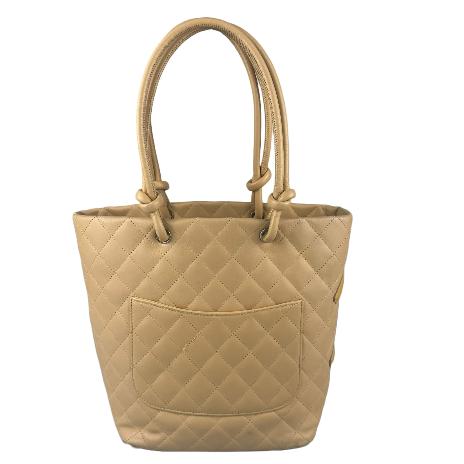 Chanel Ligne Cambon Tote Bag Mini/Small Beige