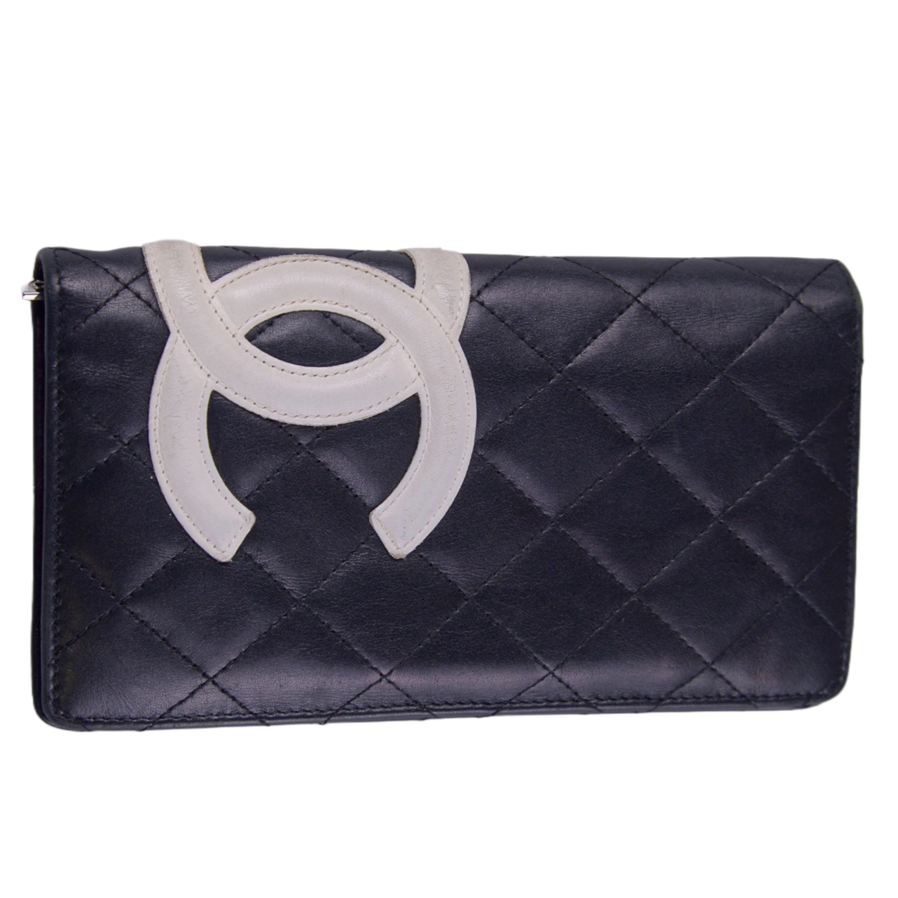 Chanel Ligne Cambon Yen Long Wallet Black
