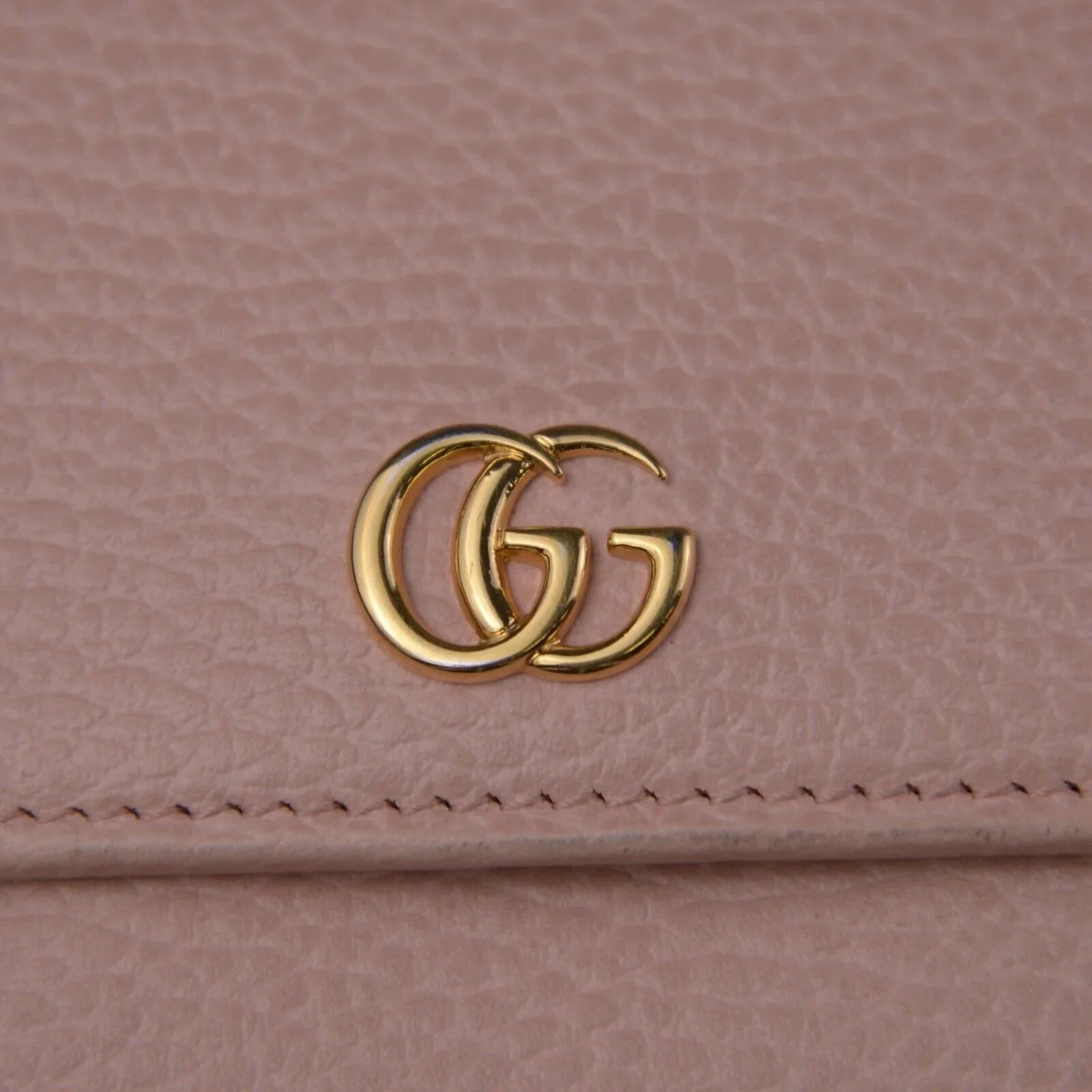 Gucci GG Marmont Continental Long Wallet Pink