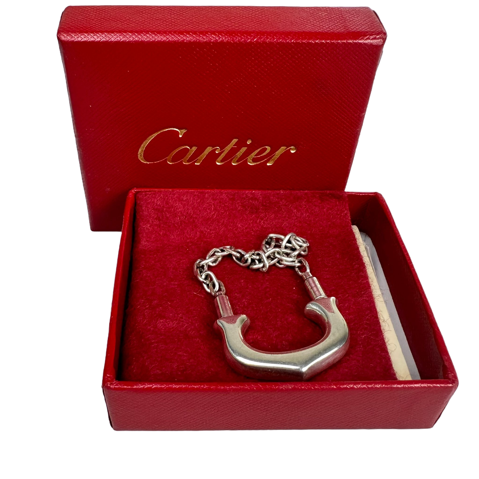 Cartier Keychain Charm Sterling Silver