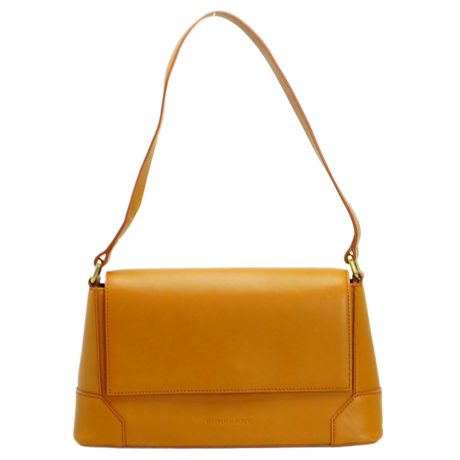Burberry Leather Shoulder Bag Brown