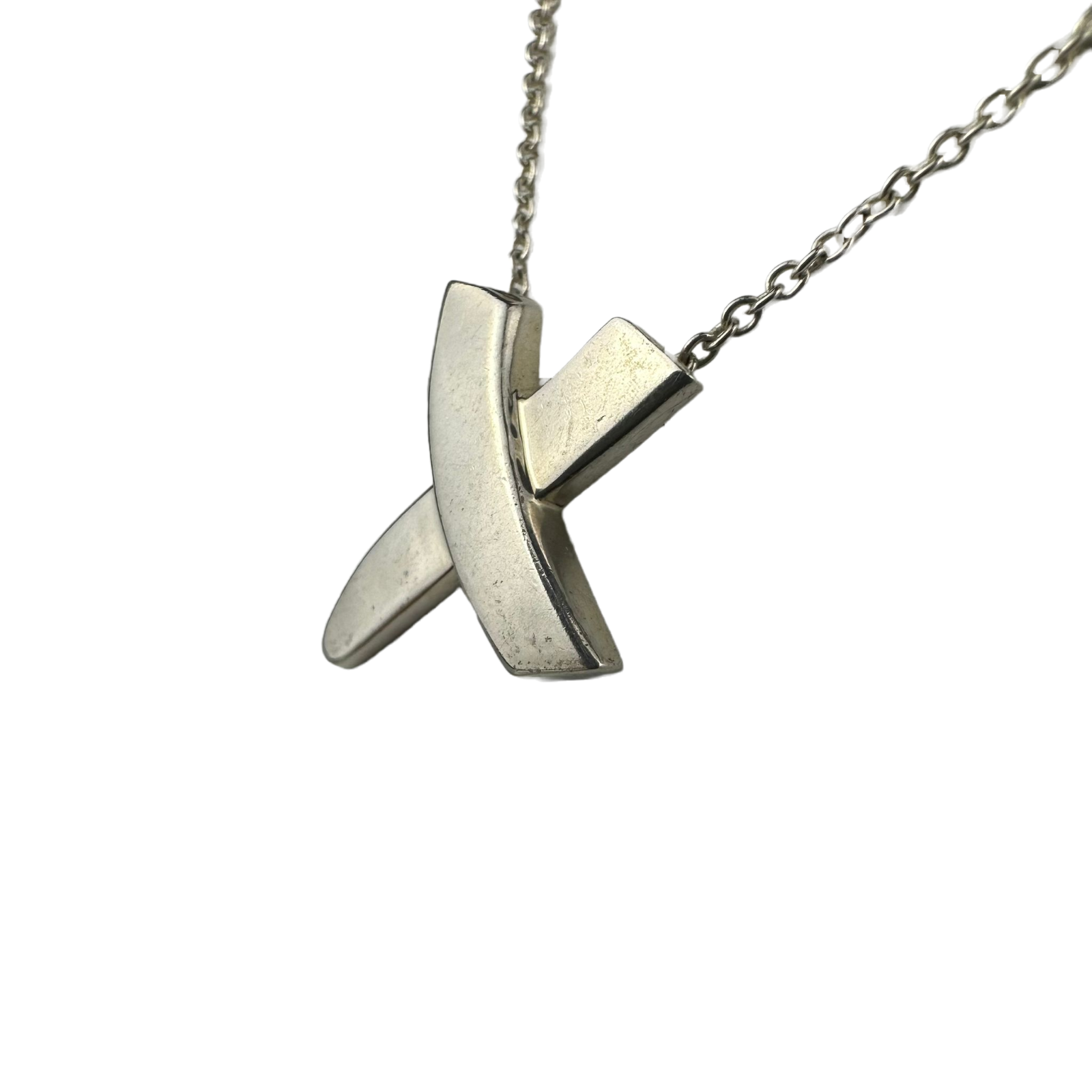 Tiffany & Co Paloma's Graffiti X Pendant Necklace Sterling Silver
