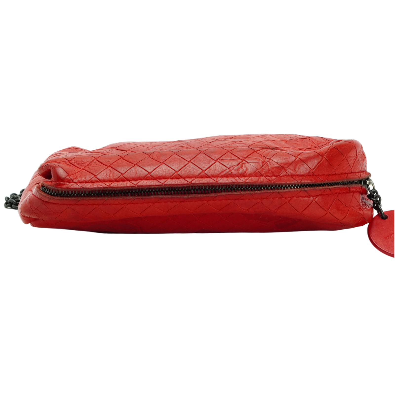 Bottega Veneta Olimpia mini Crossbody Leather Bag Red