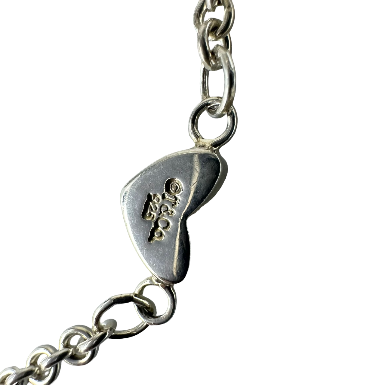 Tiffany & Co. Open Multi Heart Link Toggle Bracelet Sterling Silver
