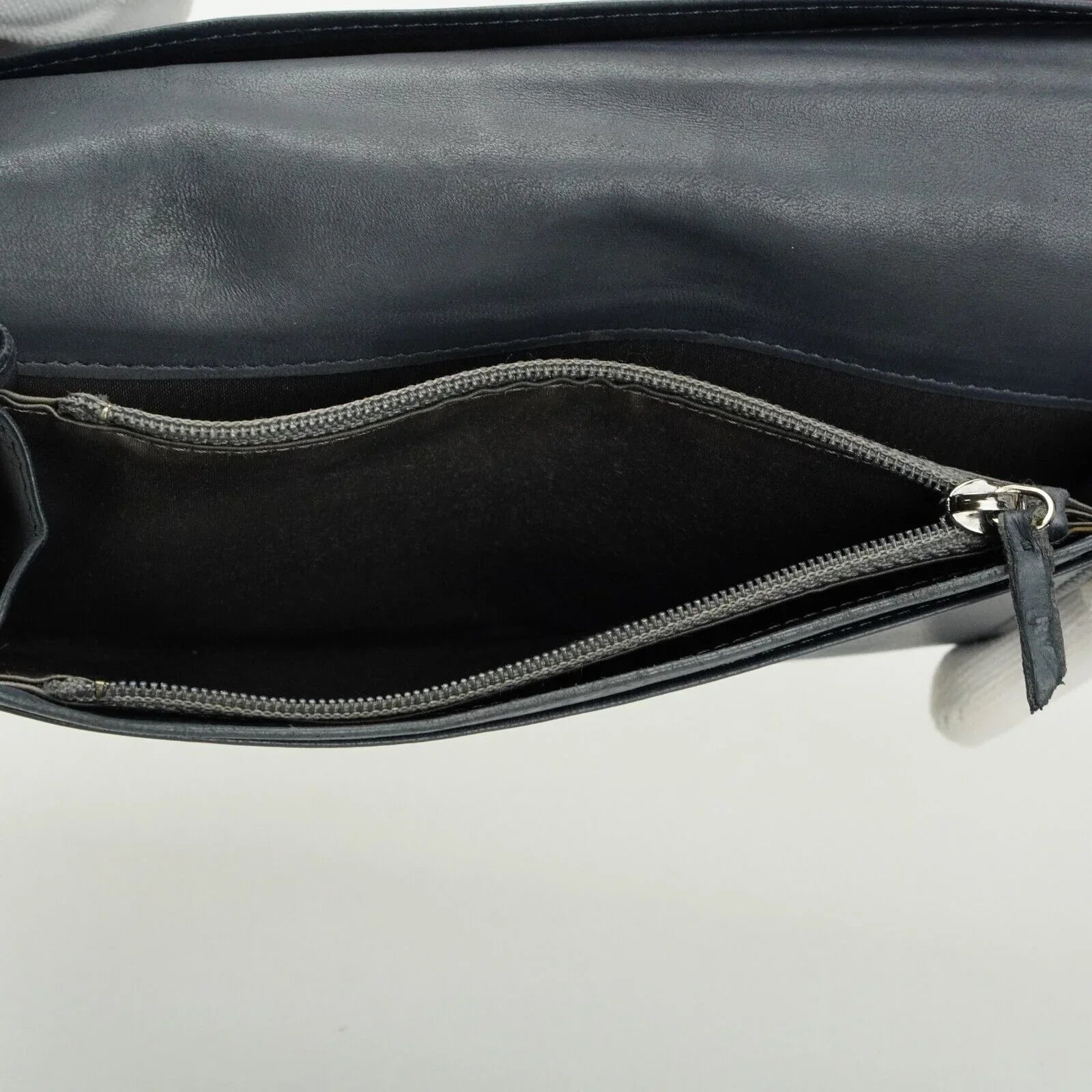Chanel Camellia Mark Long Wallet Grey