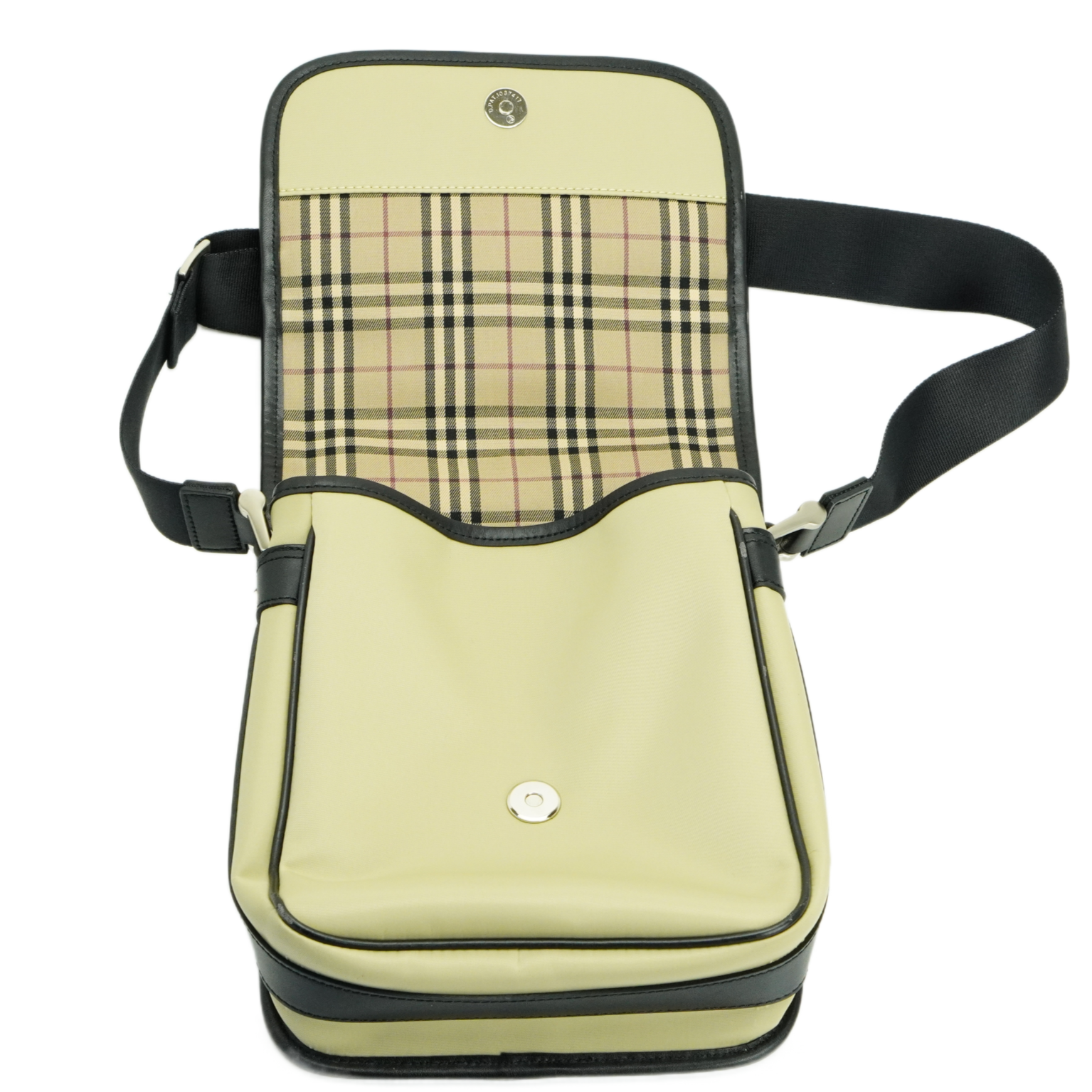 Burberry Nylon Fabric Crossbody Bag Olive