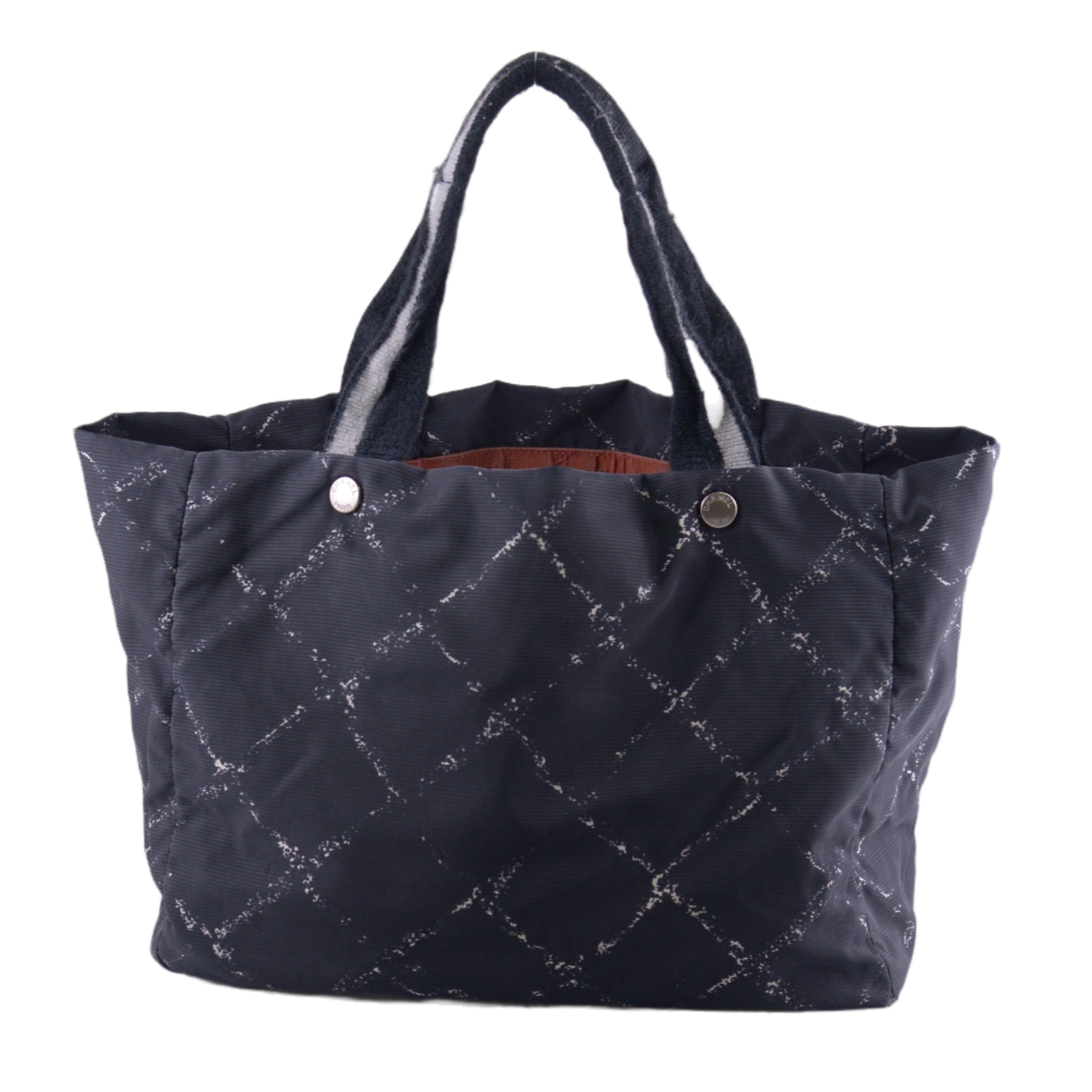 Chanel Old Travel Line Tote Bag Black