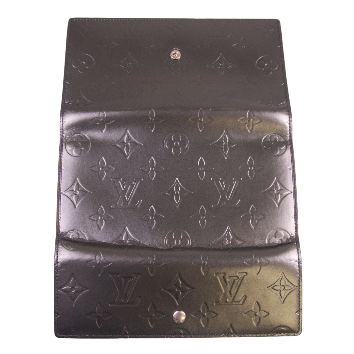 Louis Vuitton Matte Leather Portefeuille International Long Wallet