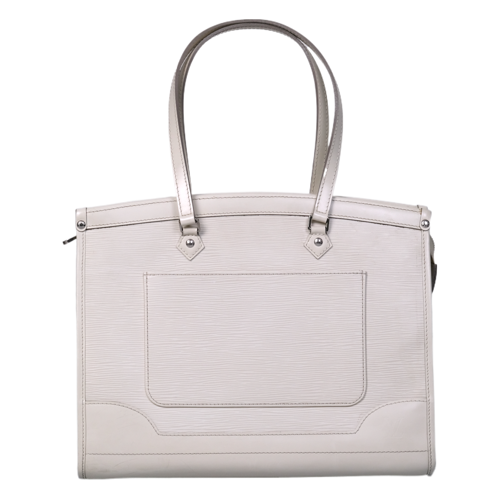 Louis Vuitton Madeleine Epi GM Bag White