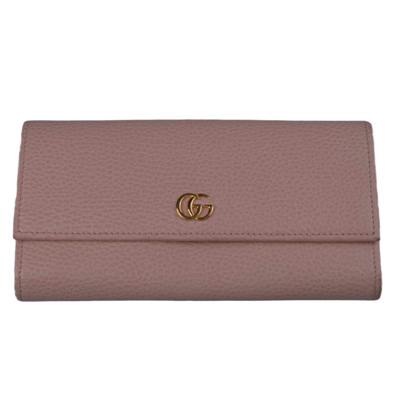 Gucci GG Marmont Continental Long Wallet Pink