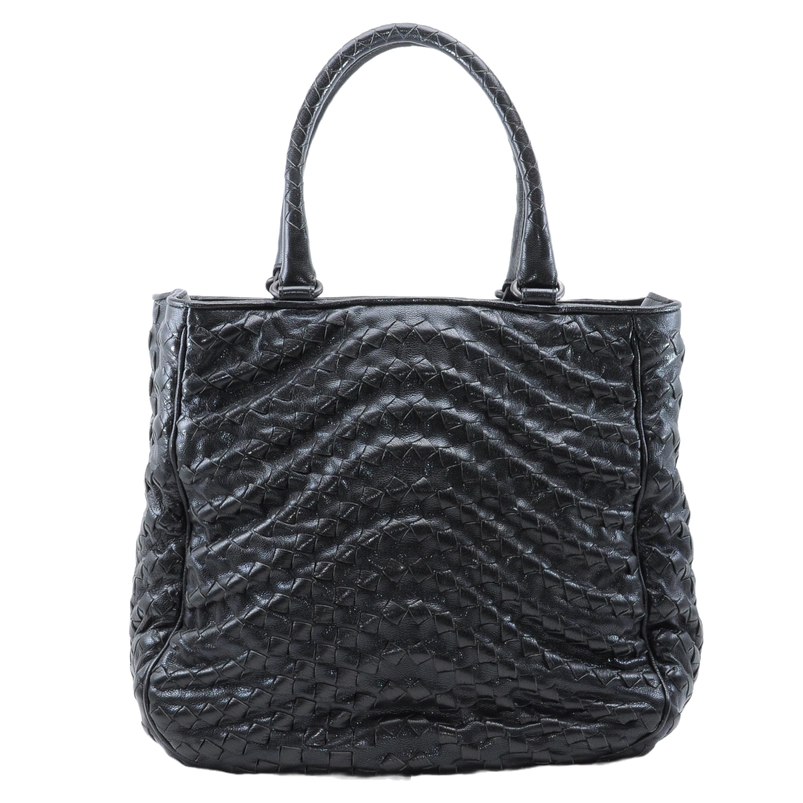 Bottega Veneta Intrecciato Tote Bag Black