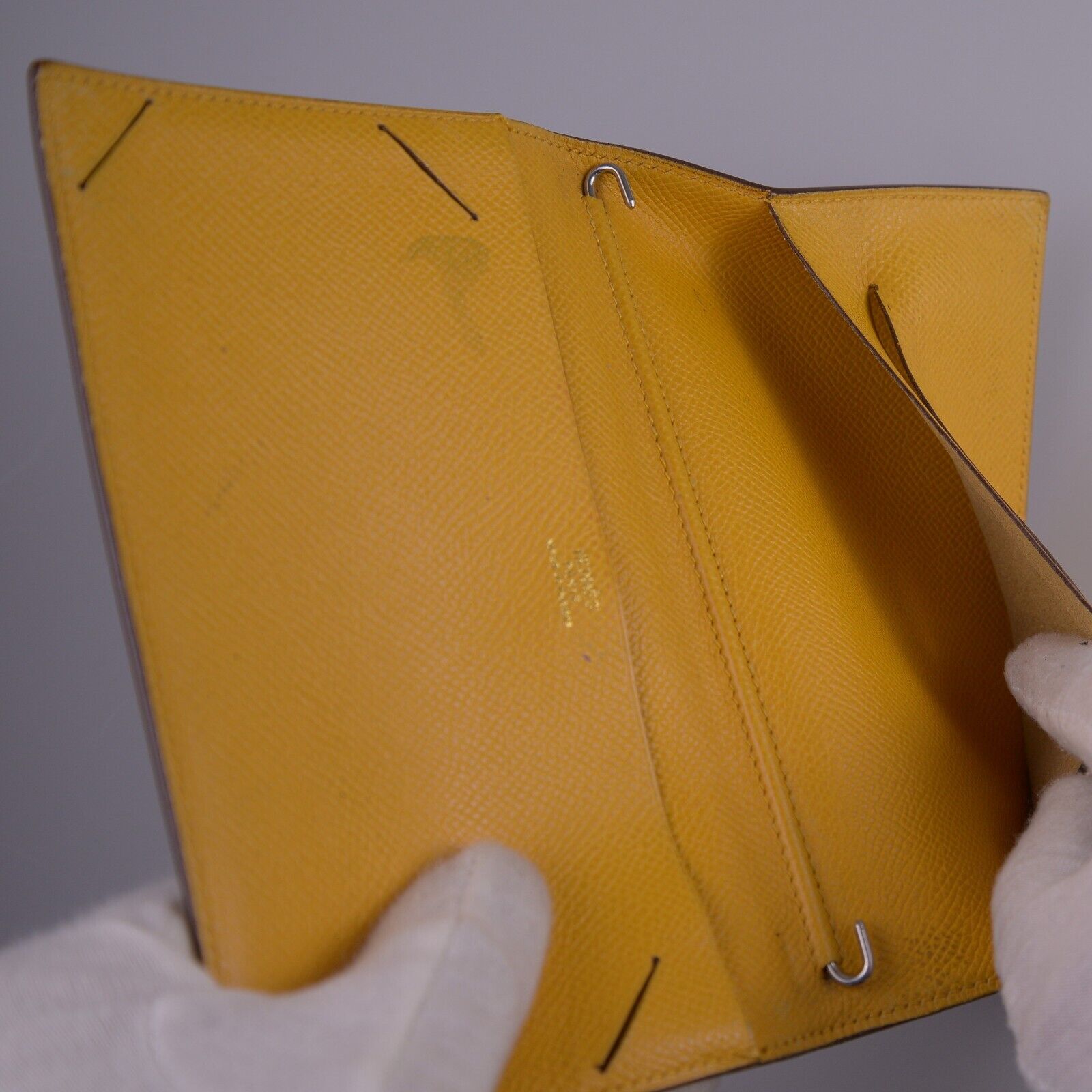 Hermes Agenda Chevre Cover Planner, Tan Leather