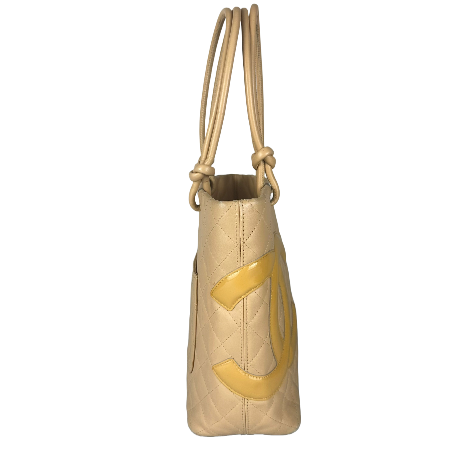 Chanel Ligne Cambon Tote Bag Mini/Small Beige