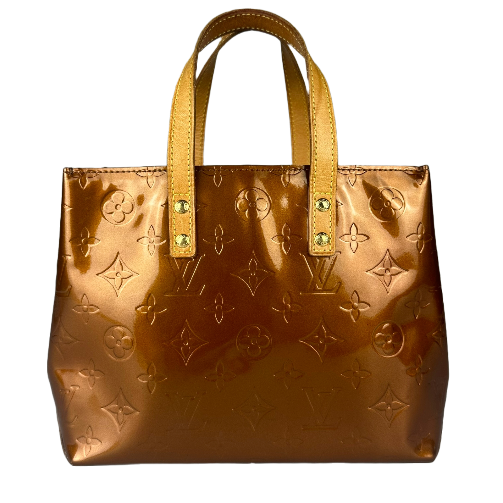 Louis Vuitton Monogram Vernis Reade PM Bag, Bronze