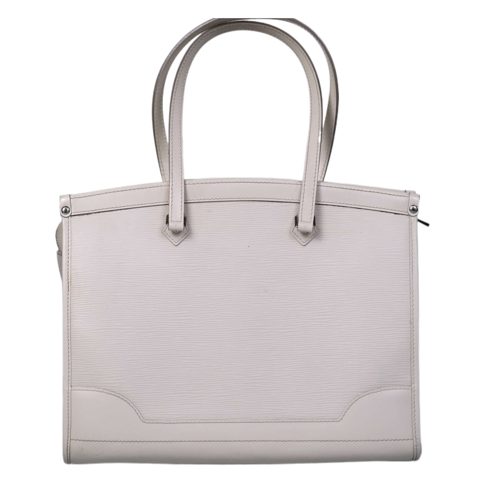 Louis Vuitton Madeleine Epi GM Bag White